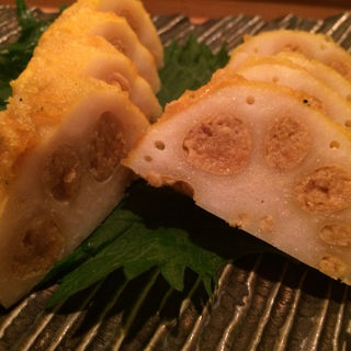 自家製からし蓮根(馬ん家)