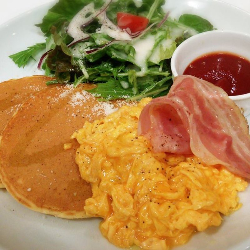 目覚めの朝食パンケーキセット (CHEESE CRAFT WORKS)