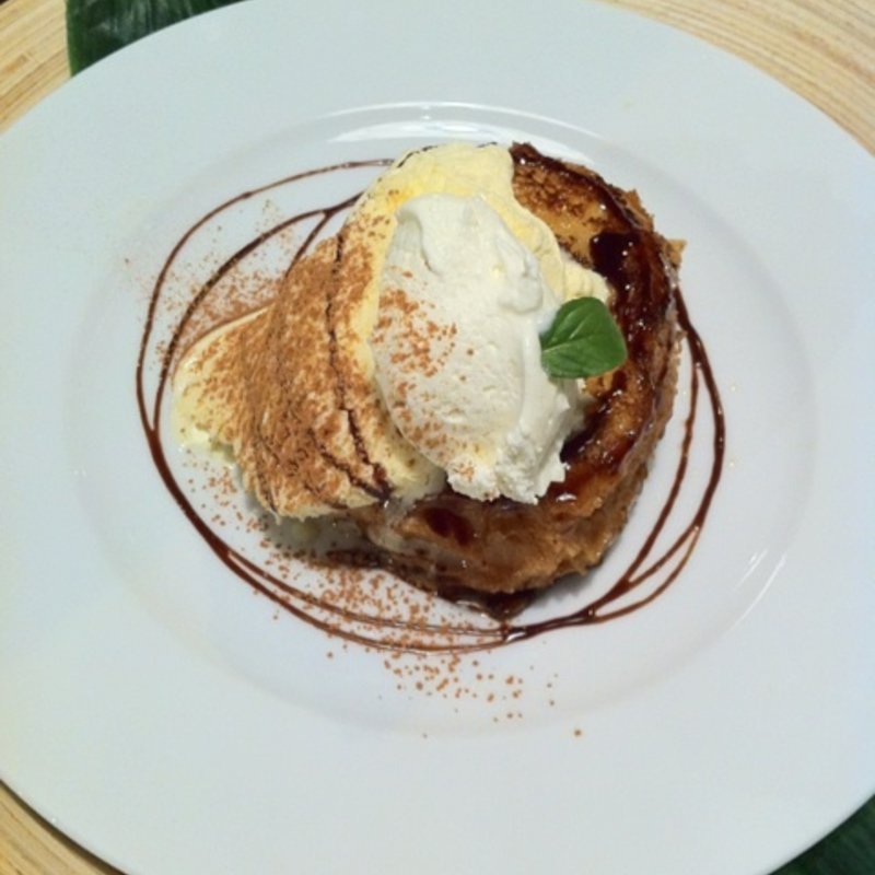 プレーンタイプのフレンチトースト(LONCAFE 鎌倉小町通り店)