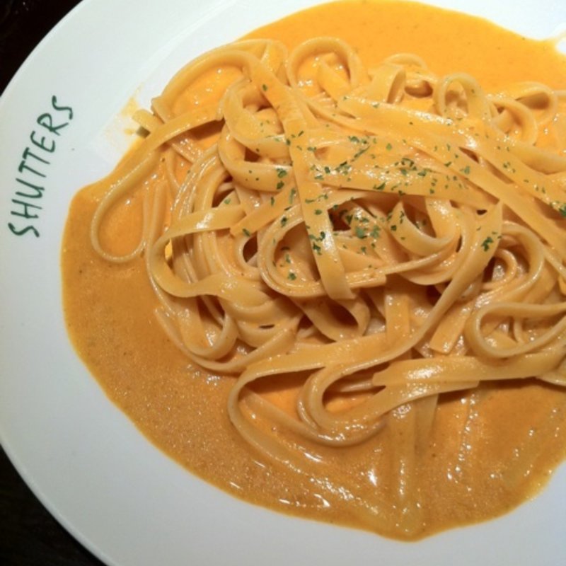 渡り蟹のクリームパスタ(SHUTTERS Luz自由が丘)