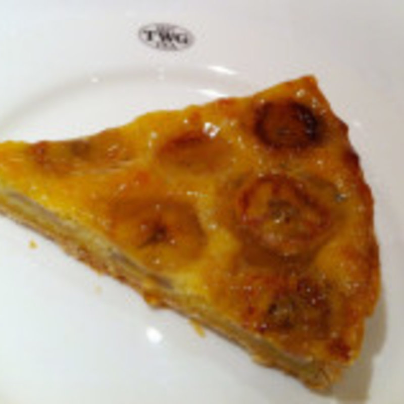 バナナのタルト(TWG Tea 自由が丘)