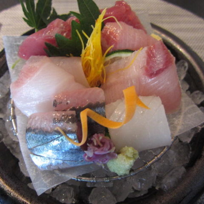 御造里と天婦羅の御膳(季の音)