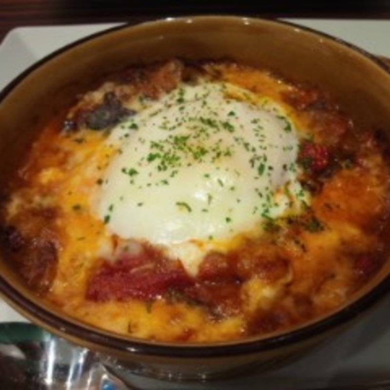 ラタトゥイユと半熟玉子のグラチネ(メゾン カイザー カフェ 虎ノ門ヒルズ店 （Maison Kayser Cafe）)