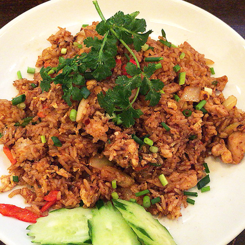 辛味噌えびチャーハン(ソイ六本木)