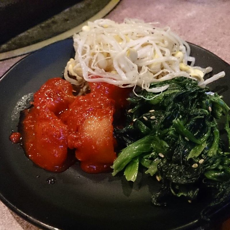 漬物盛り合わせ(七輪焼肉 安安 港北中川店)