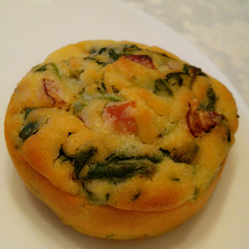 ほうれん草とベーコンのケーク・サレ(グルテンフリー田んぼのパン工房 米魂)