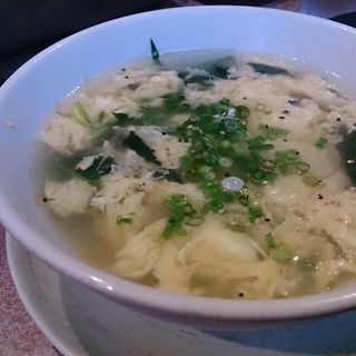 鶏卵スープ（白）(七輪焼肉 安安 港北中川店)