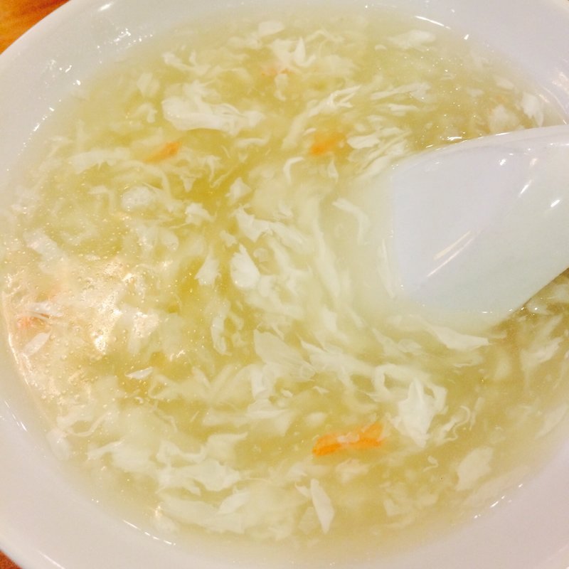 蟹肉入りフカヒレスープ(裕福楼)