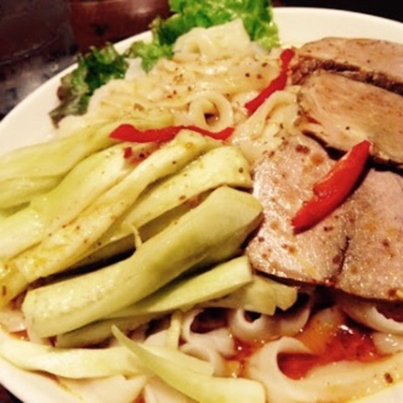 冷たい刀削麺(唐朝刀削麺 成田空港店)