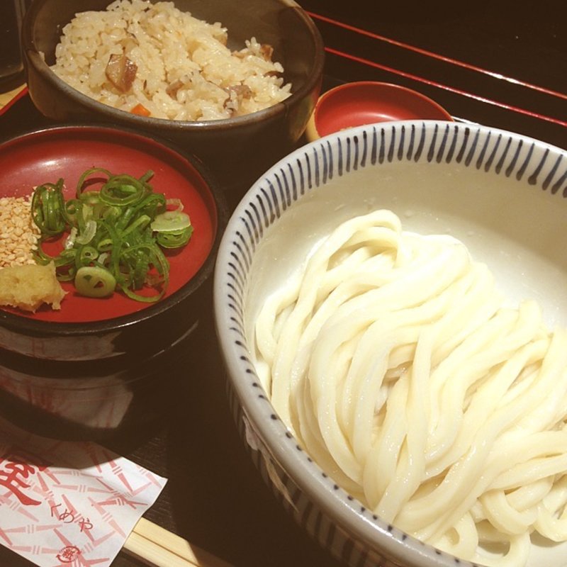 かやくごはんセット(讃岐うどんとしゃぶしゃぶ 粂屋)