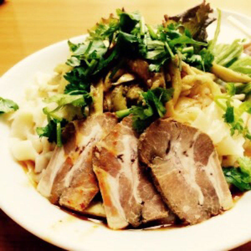 冷がけ刀削麺(唐朝刀削麺 成田空港店)