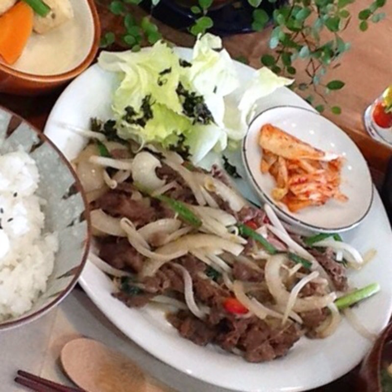 プルコギ定食(toto kitchen)