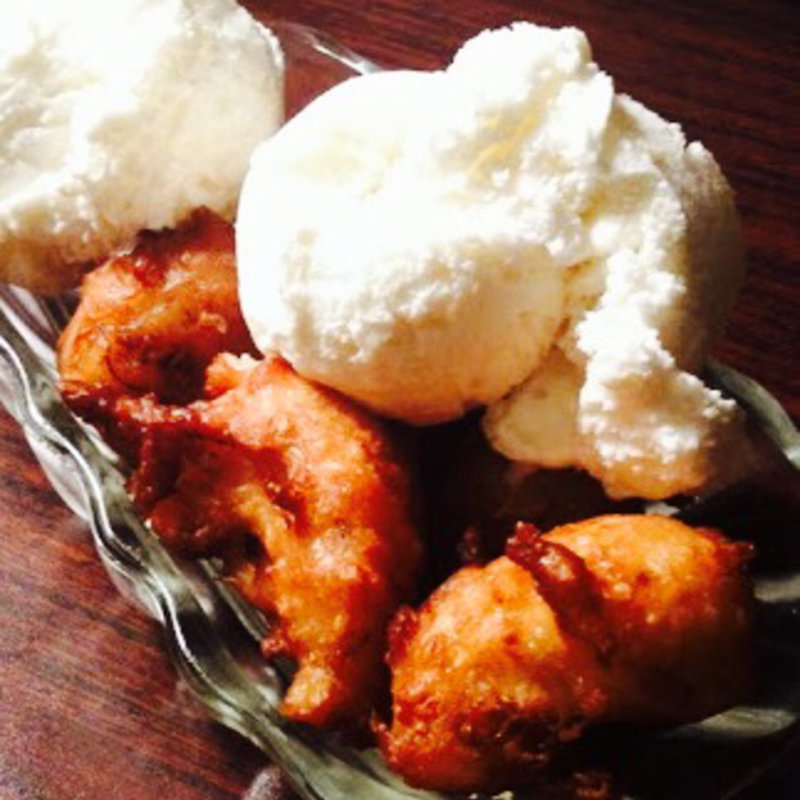 フライドケーキにアイスを添えて(ジャイタイ 成田空港店)