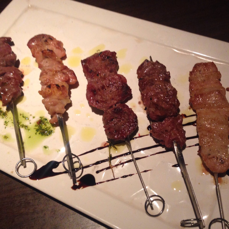 串焼き盛り合わせ(勝男 （くしばーる かつお）)