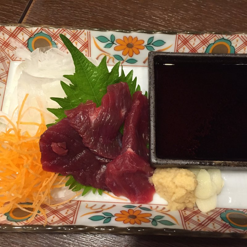 馬刺し ハーフ(九州熱中屋 心斎橋LIVE)