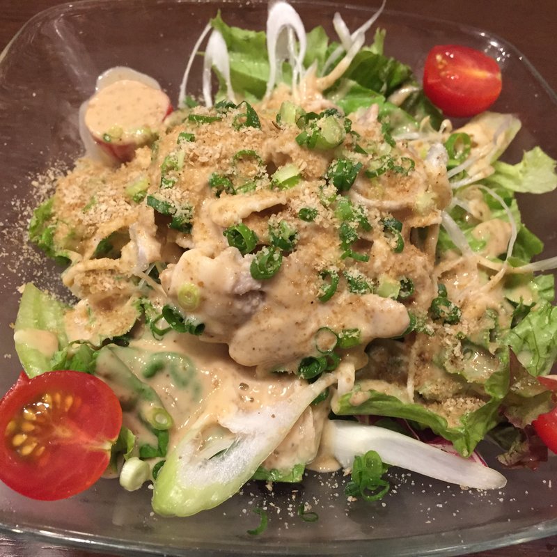 豚バラ肉の冷しゃぶ(九州熱中屋 心斎橋LIVE)