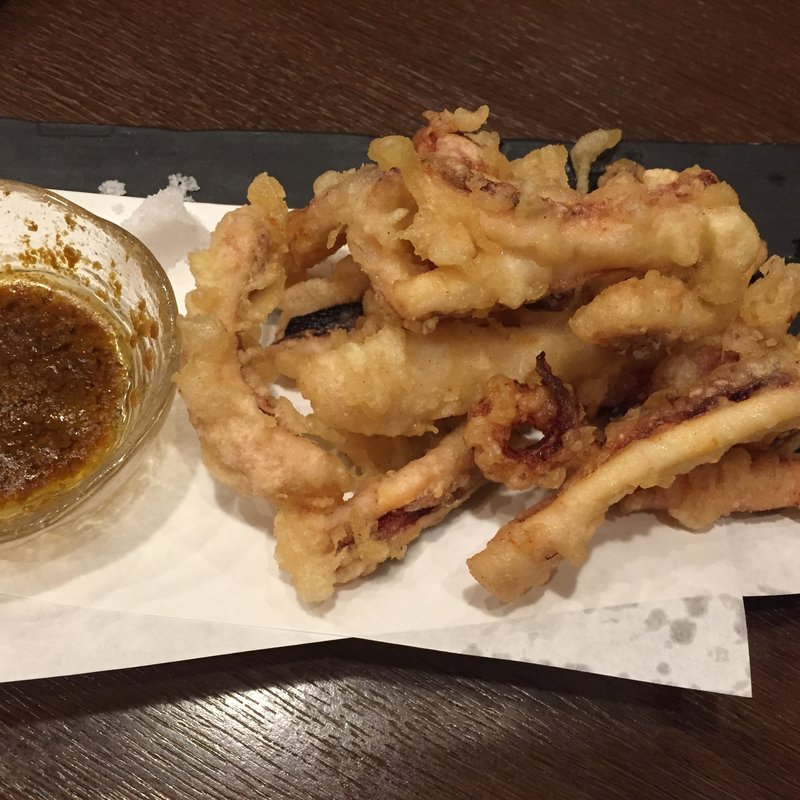 いか天婦羅 半杯(九州熱中屋 心斎橋LIVE)