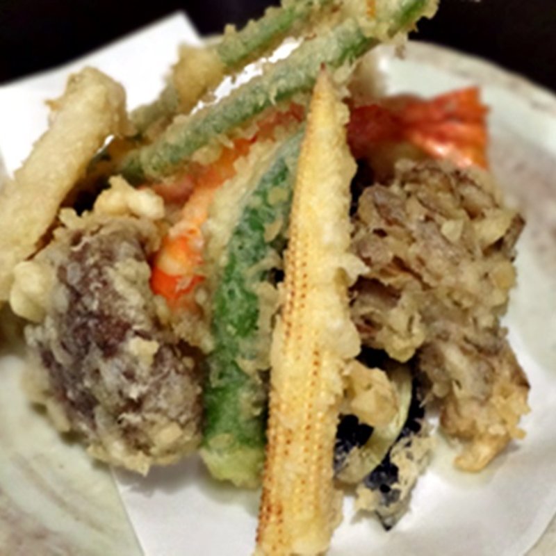 野菜天ざるうどん(いしづか)