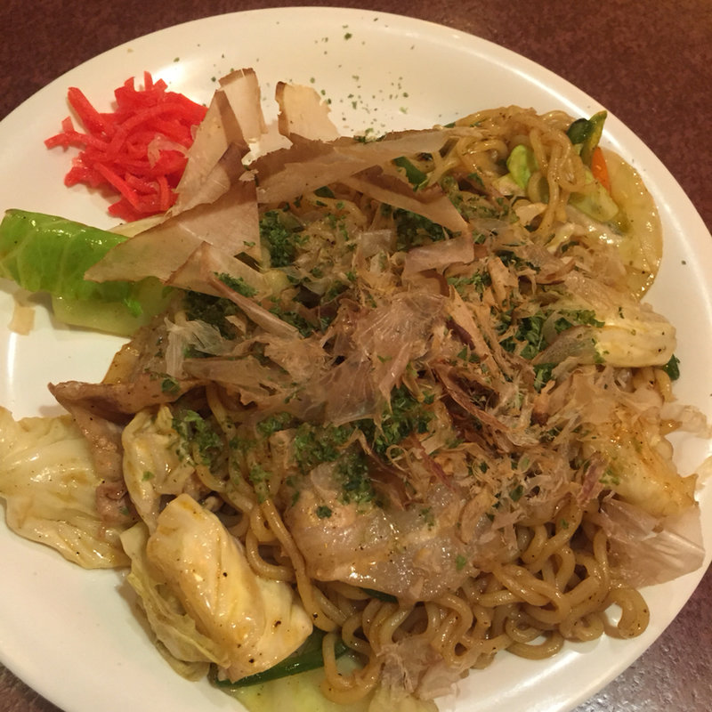 昔ながらのソース焼きそば(寿司酒家七福食堂)