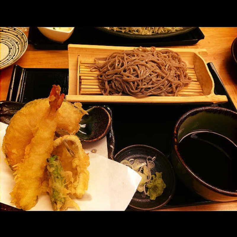 天婦羅せいろ蕎麦(とうふ旬菜 心音)