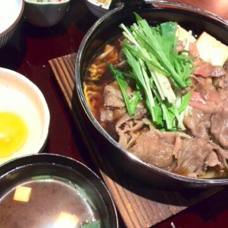 黒毛和牛すきやき膳(和食 瑞花 アトレ店 （みずか）)