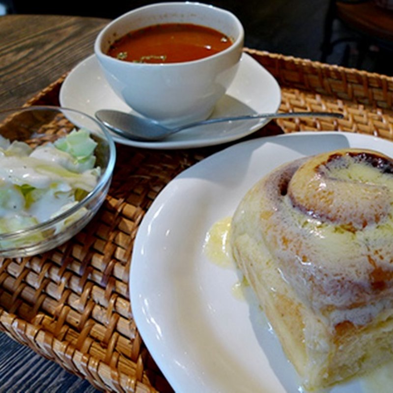 シナモンロールセット(cinnamon cafe)
