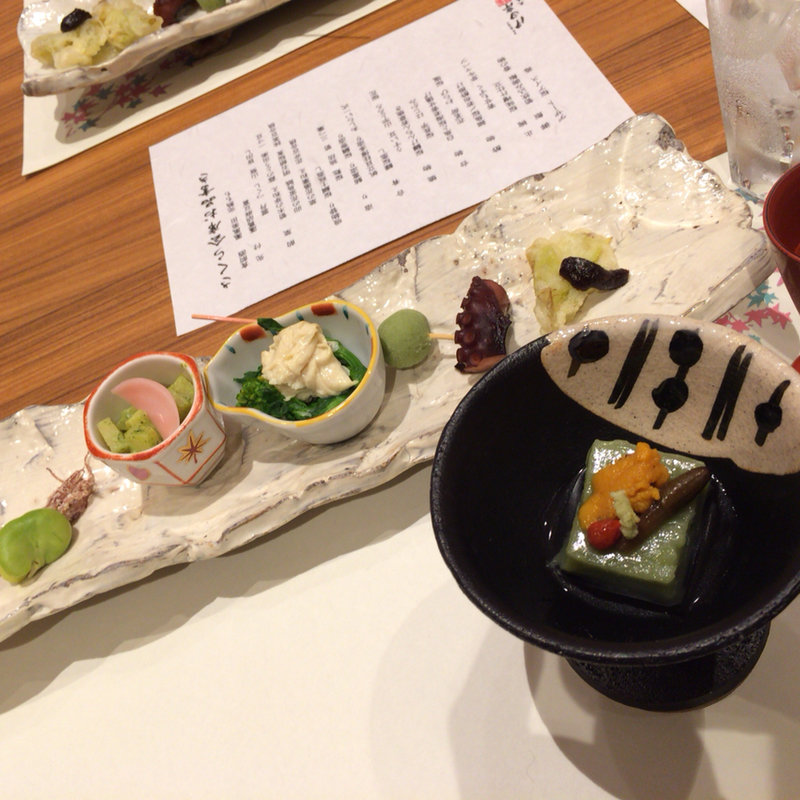 前菜盛り合わせ(月日亭 天王寺店 （つきひてい）)