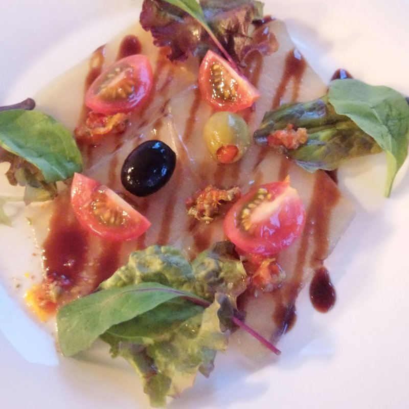 スモークカジキのカルパッチョ(スーパーブッフェ グラスコート)