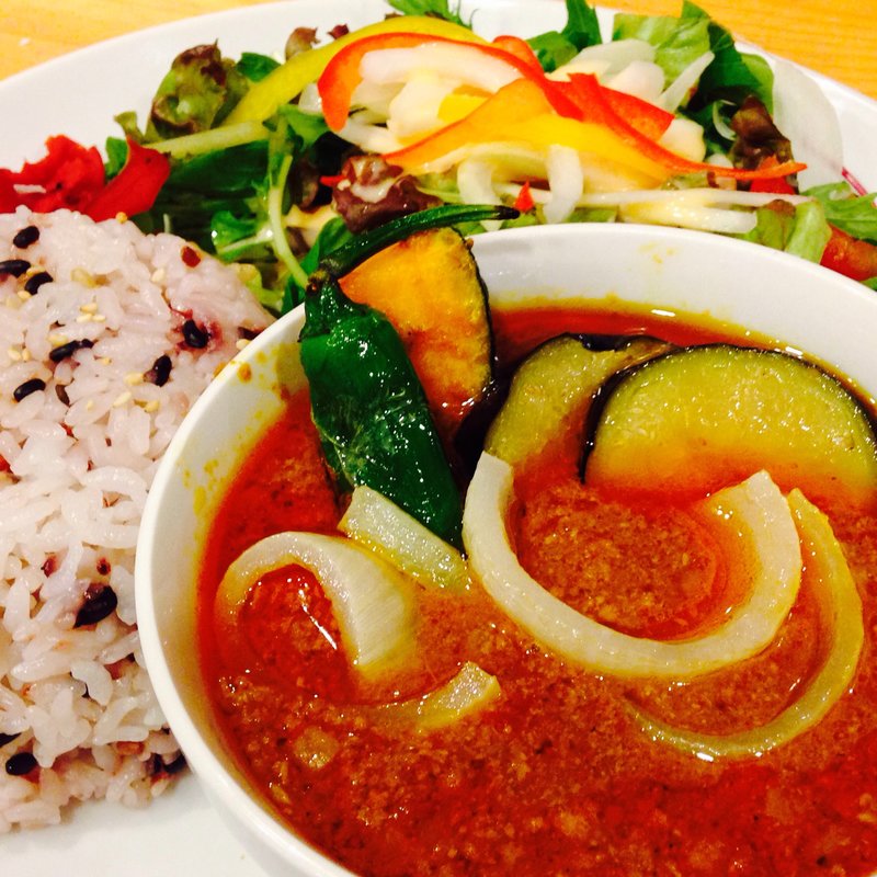 キーマカレー(森のカフェ ひがしむきガーデンズ)