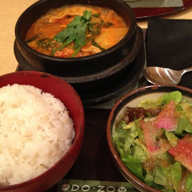 スンドゥブセット(DO-ZO 赤坂Bizタワー店)