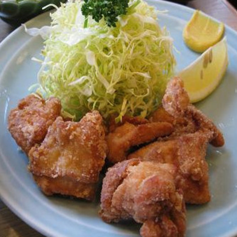 鳥の唐揚げ定食(三州屋本店 （さんしゅうやほんてん）)