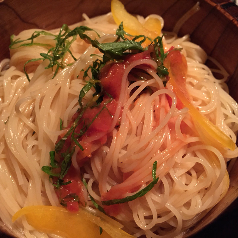 和風トマトのカッペリーニ（くのいちコース）(ニンジャ アカサカ （NINJA AKASAKA）)