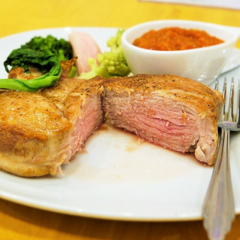 72時間熟成骨付きポーク(伊太そば イタリアンラーメン)