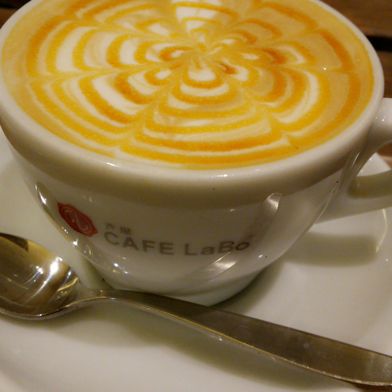 キャラメルラテ(芦屋CAFELaBo)
