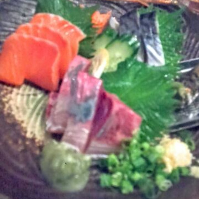 お造り『安曇野』三点盛り(信州炉端 串の蔵 新宿東口店)