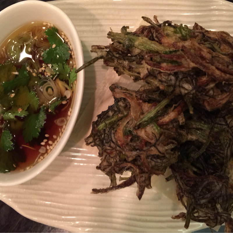 パクチーかき揚げ(Bistro Zancn ビストロ・ザンシン)