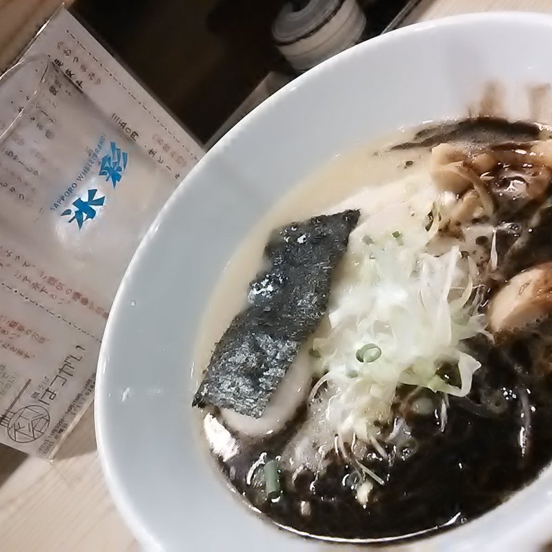 黒鳥そば(はつがい )