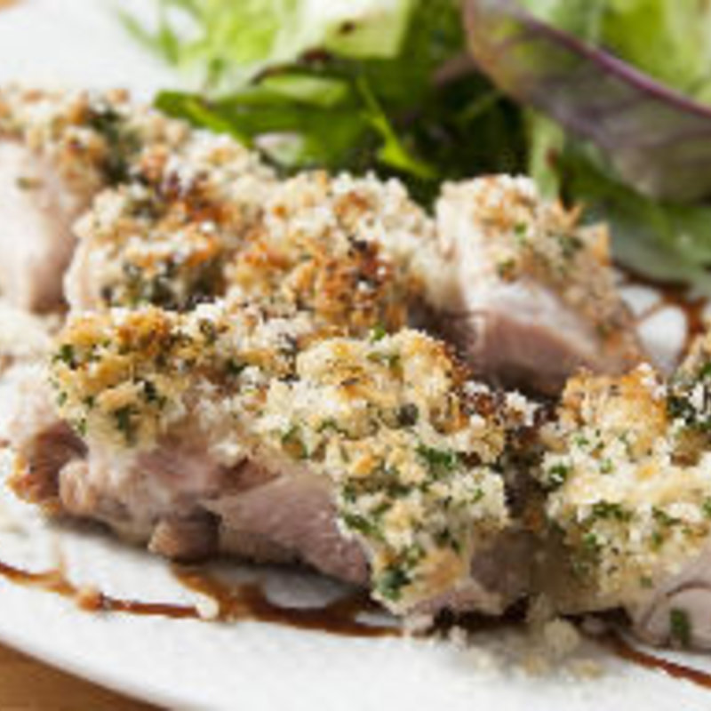 大山地鶏の香草パン粉焼き(キッチン サクラ)
