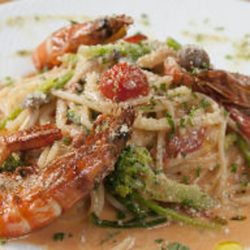 有明海老のトマトクリームスパゲッティ(キッチン サクラ)