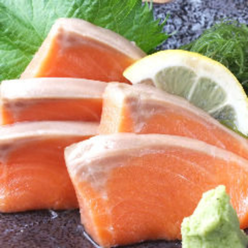 サーモン造り(居酒屋 じゅうにねん)