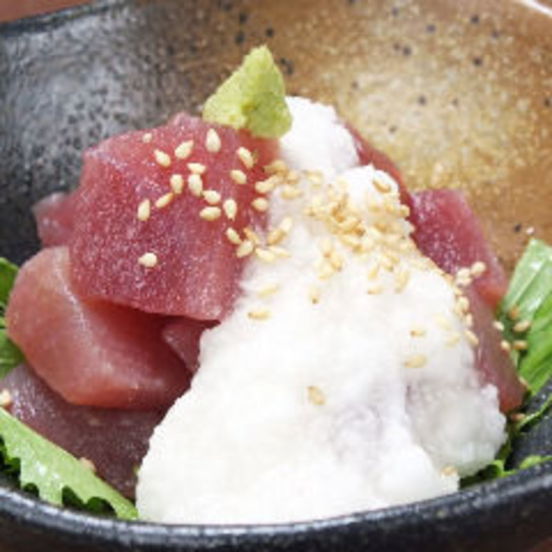 まぐろ山かけ(居酒屋 じゅうにねん)