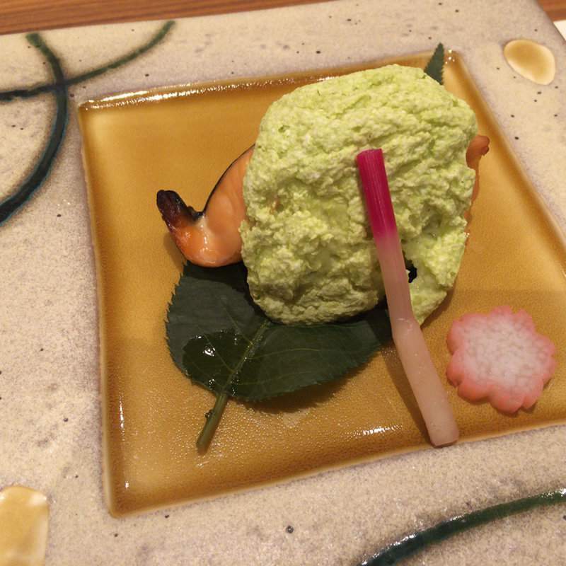 桜鯛のけんちん若草焼き(月日亭 天王寺店 （つきひてい）)