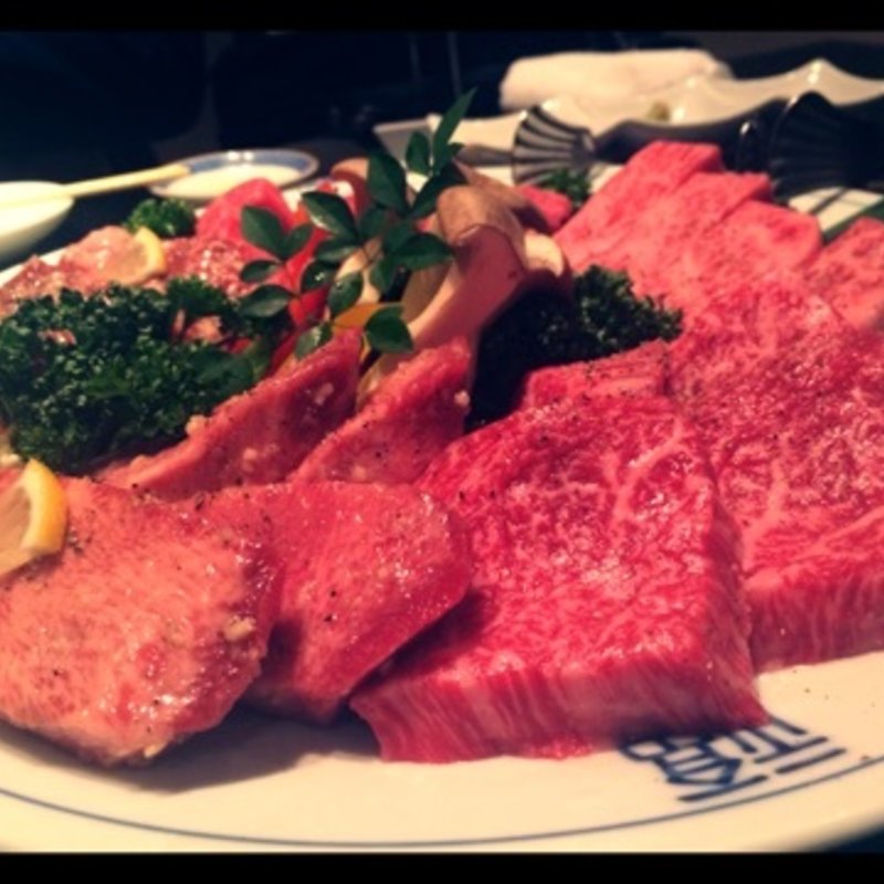 特選厚切り盛り合わせ(きらく亭)