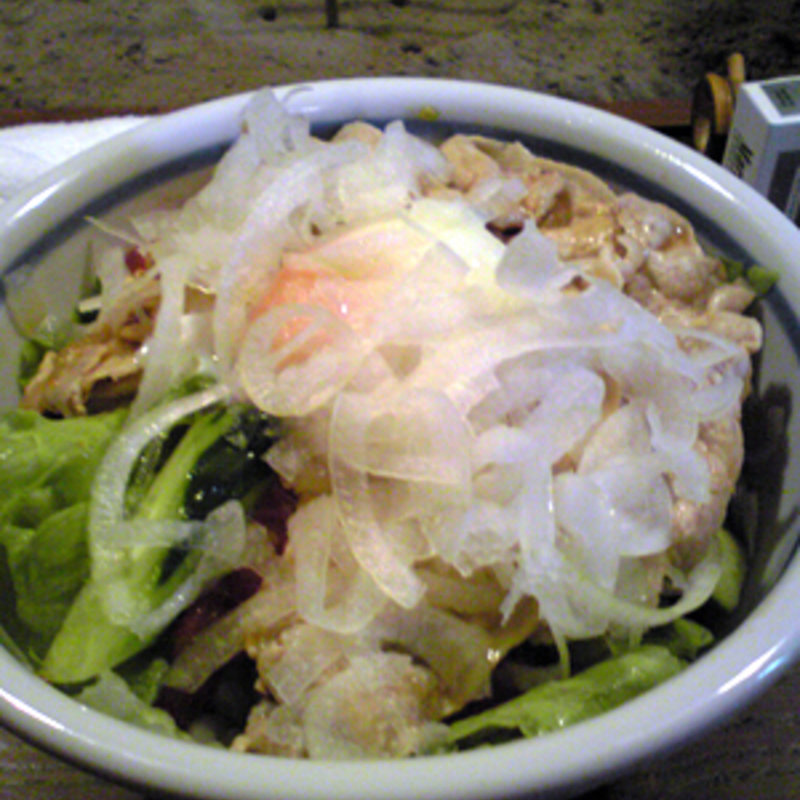 冷豚しゃぶうどん(炭焼 寅)