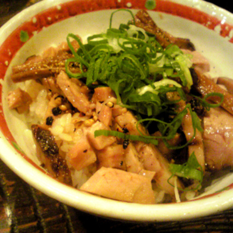 3種のペッパーのチャーシュー飯(瞠－恵比寿店)