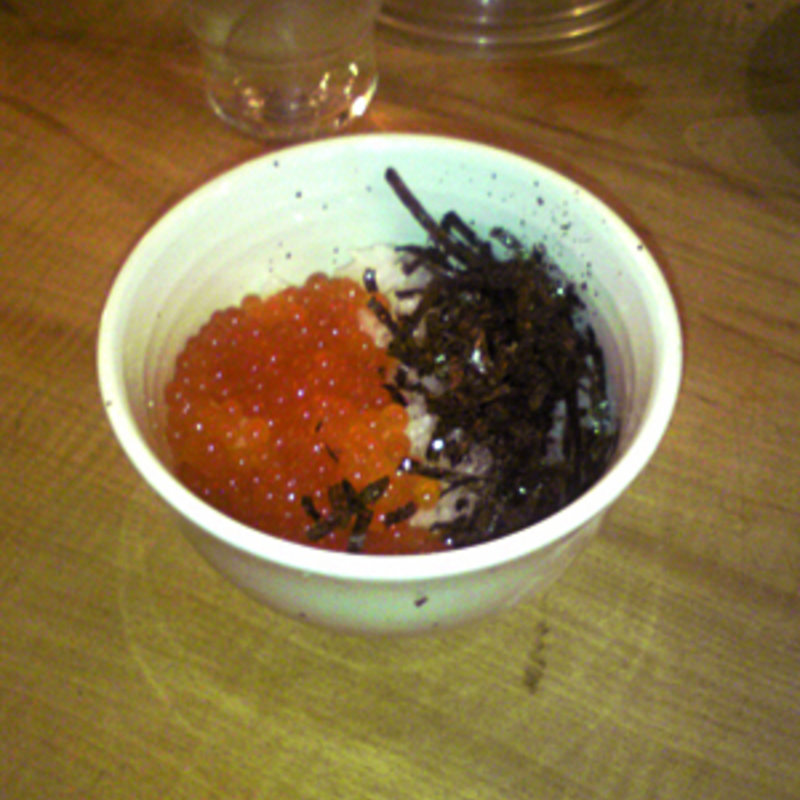 小鉢イクラ丼(九十九ラーメン)