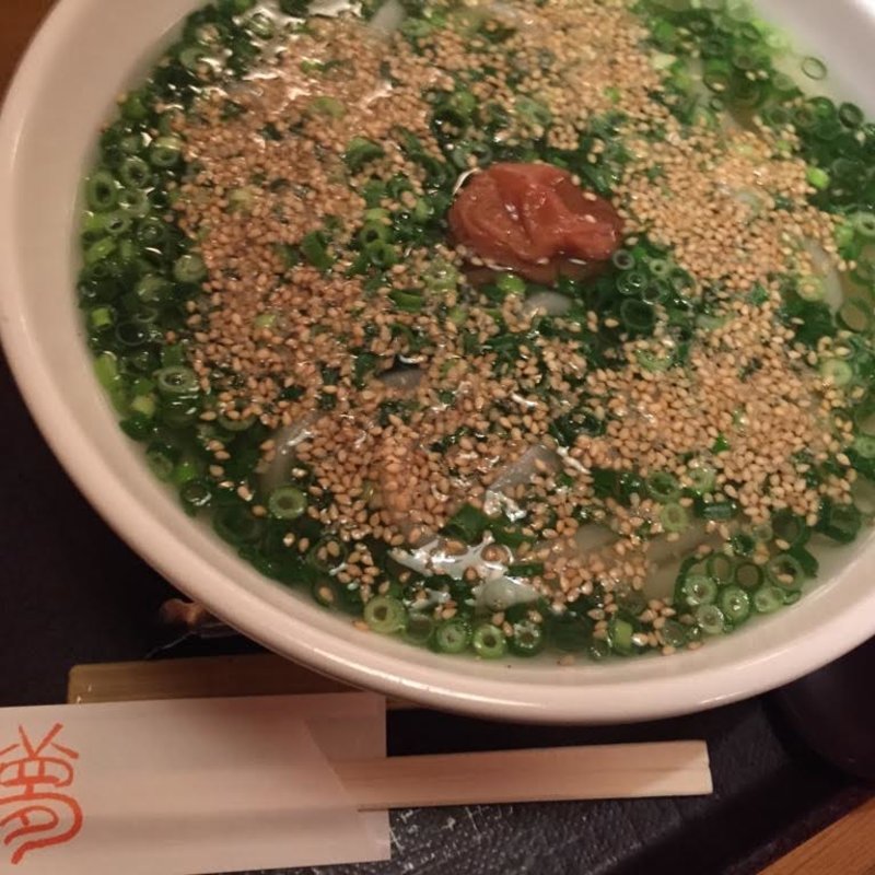 夢塩ごまねぎうどん(京うどん 夢吟坊 三宿本店 （むぎんぼう）)