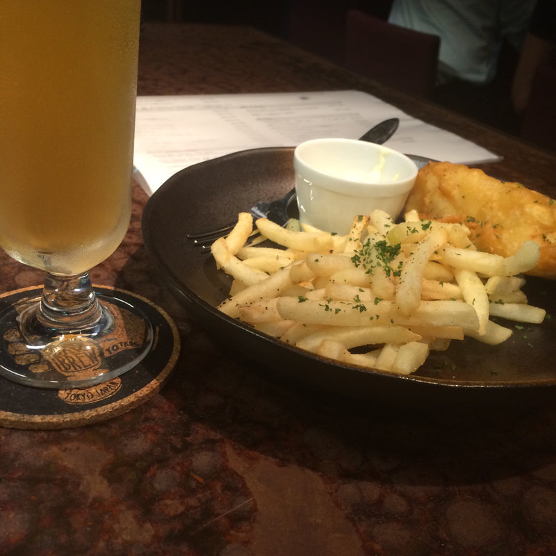 フィッシュ&チップス(CRAFT BEER BAR IBREW GINZA)