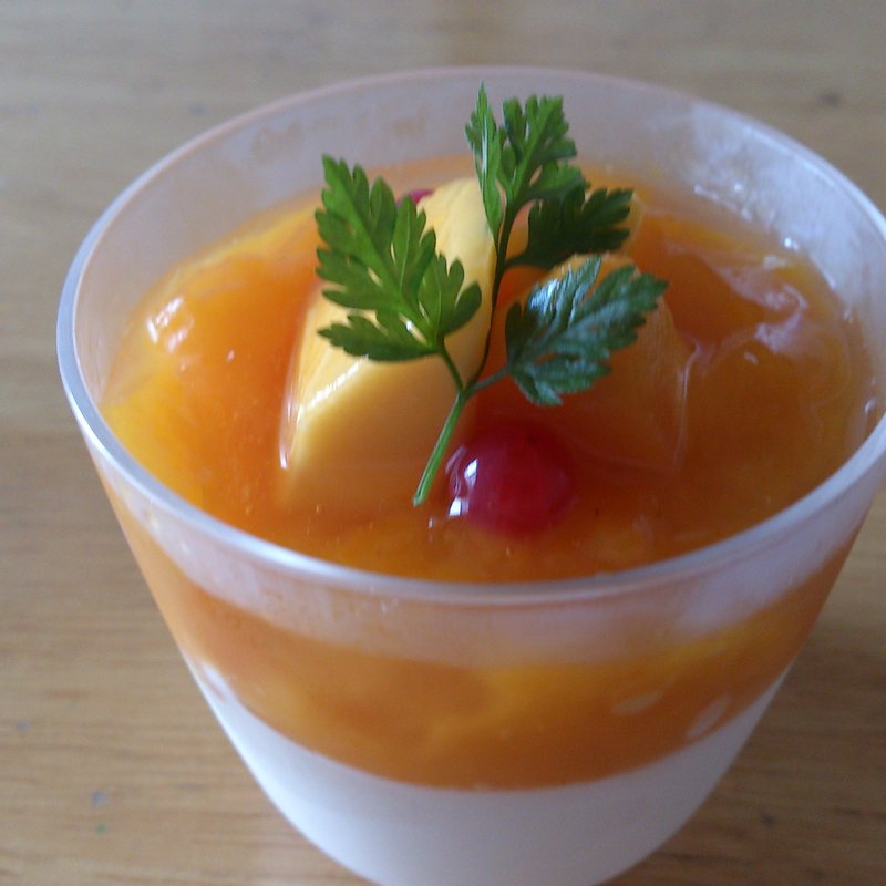 パッションフルーツのパンナコッタ(pâtisserie belleéquipe パティスリーベルエキップ)