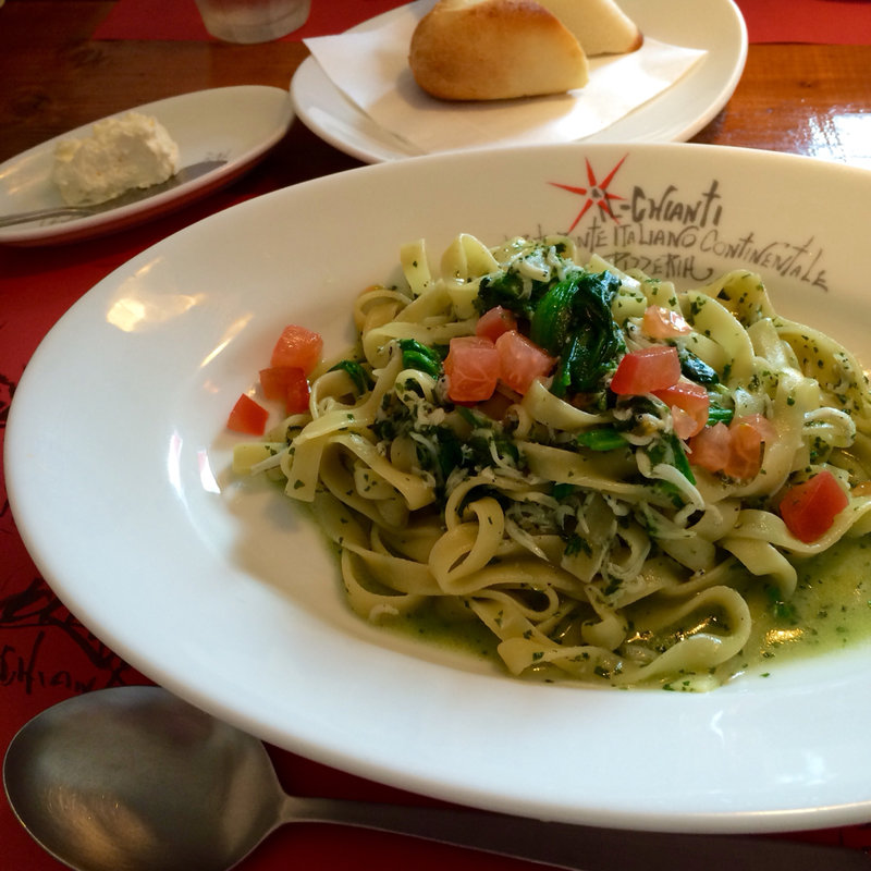 しらすと緑黄色野菜のフェットチーネ(イルキャンティ・オヴェスト)